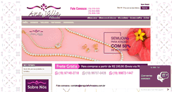 Desktop Screenshot of anajuliafolheados.com.br